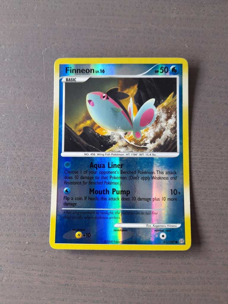 2008 stormfront 61/100 finneon reverse, Ophalen of Verzenden, Gebruikt, Losse kaart, Foil