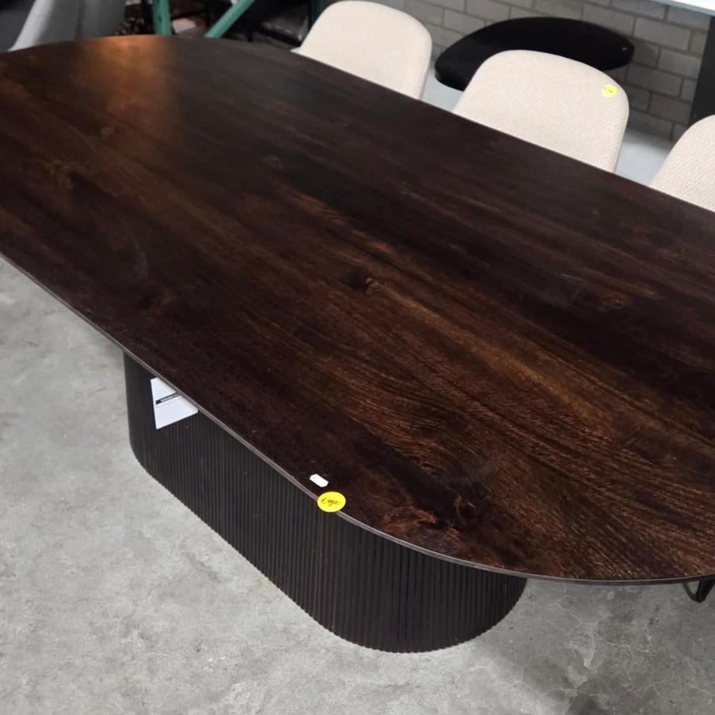 Deens Ovale Eettafel Olav 230 cm Mangohout van Sohome, Ophalen