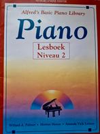 Alfred's Basic Piano Library: Pianolesboek Niveau 2, Gebruikt, Les of Cursus, Ophalen of Verzenden, Piano