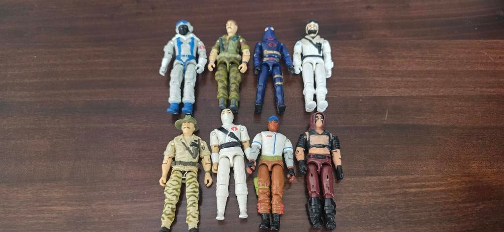 GI Joe lot van 8 figuren, Ophalen of Verzenden, Zo goed als nieuw