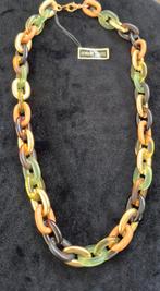 Vintage genuine Lucite ketting (groen), Ophalen of Verzenden, Zo goed als nieuw, Groen, Overige materialen