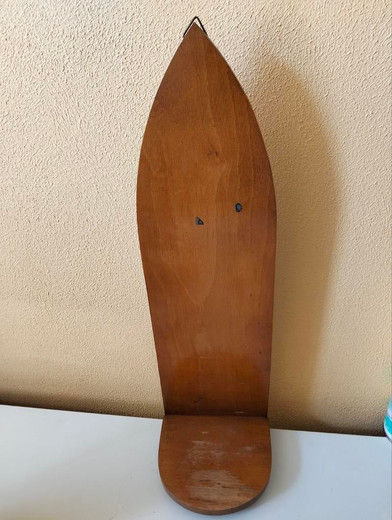 Houten consooltje voor heiligenbeeld - 48 cm hoog, Antiek en Kunst, Ophalen of Verzenden