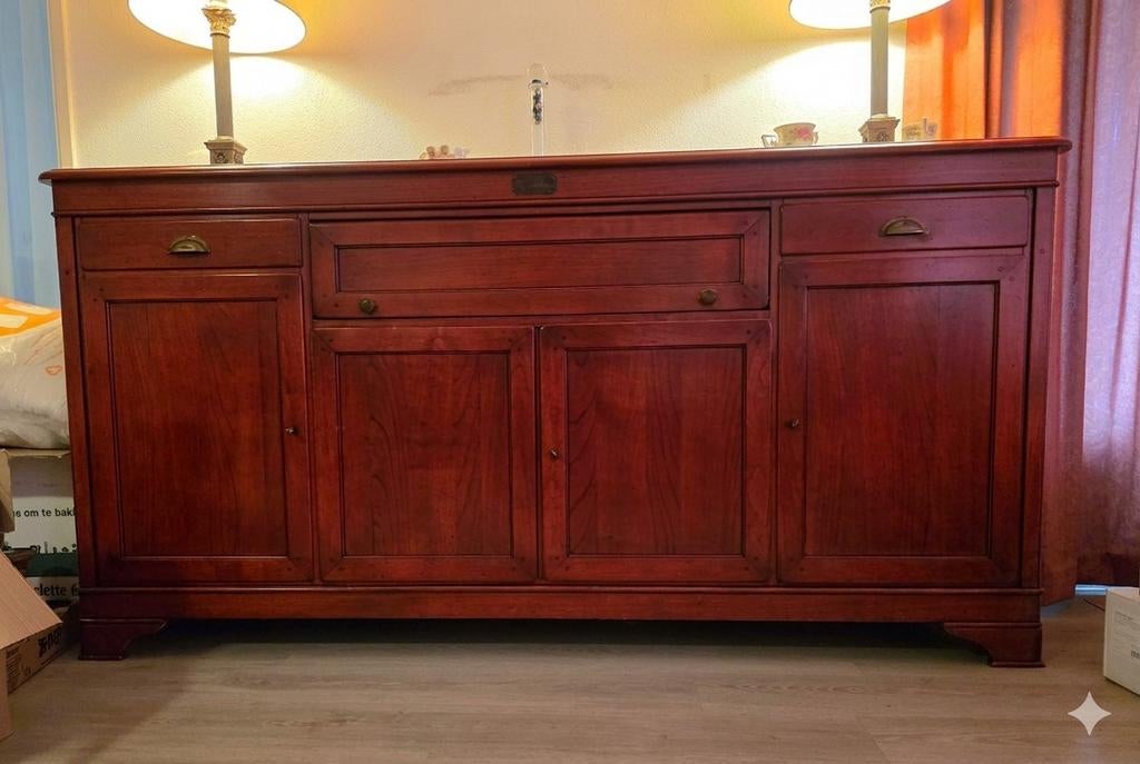 Dressoir kast kersenhout, Huis en Inrichting, Ophalen, 50 tot 75 cm, Kersenhout, 200 cm of meer