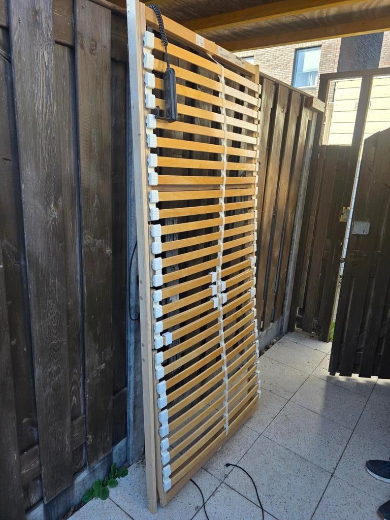 Twee IKEA SULTAN LANDÖN elektrische lattenbodem 90x200 cm, Gebruikt, 90 cm, Eenpersoons, Ophalen of Verzenden