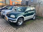 Suzuki grand vitara 4x4 v6 2.5l benzine 2001, Leder en Stof, Particulier, 6 cilinders, Groen