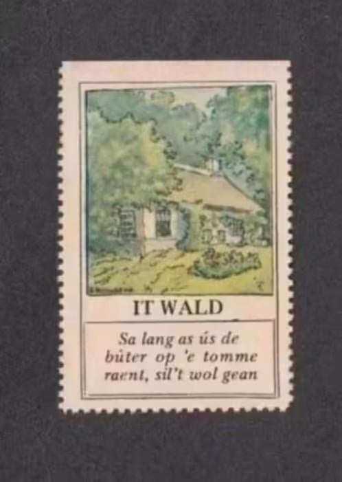 Verzamelplaatje Sluitzegel Eernewoude Earnewald It Wald Frie, Ophalen of Verzenden, Zo goed als nieuw