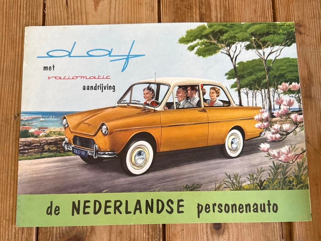 DAF met Variomatic aandrijving folder - De Nederlandse perso, Ophalen of Verzenden, Gelezen, Overige merken