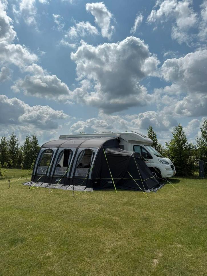 Voortent Obelink Monaco 380 Easy Air caravan/camper +uitbouw, Caravans en Kamperen, Tenten, Zo goed als nieuw, Ophalen