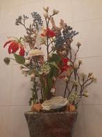 Kunstbloemen met vaas, hoogte 100cm, Ophalen