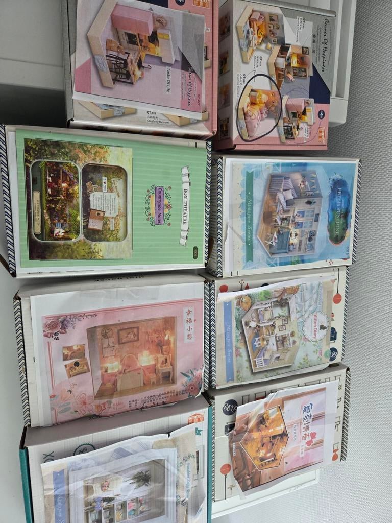 Muniatuur bouwpakketten, Ophalen of Verzenden, Zo goed als nieuw