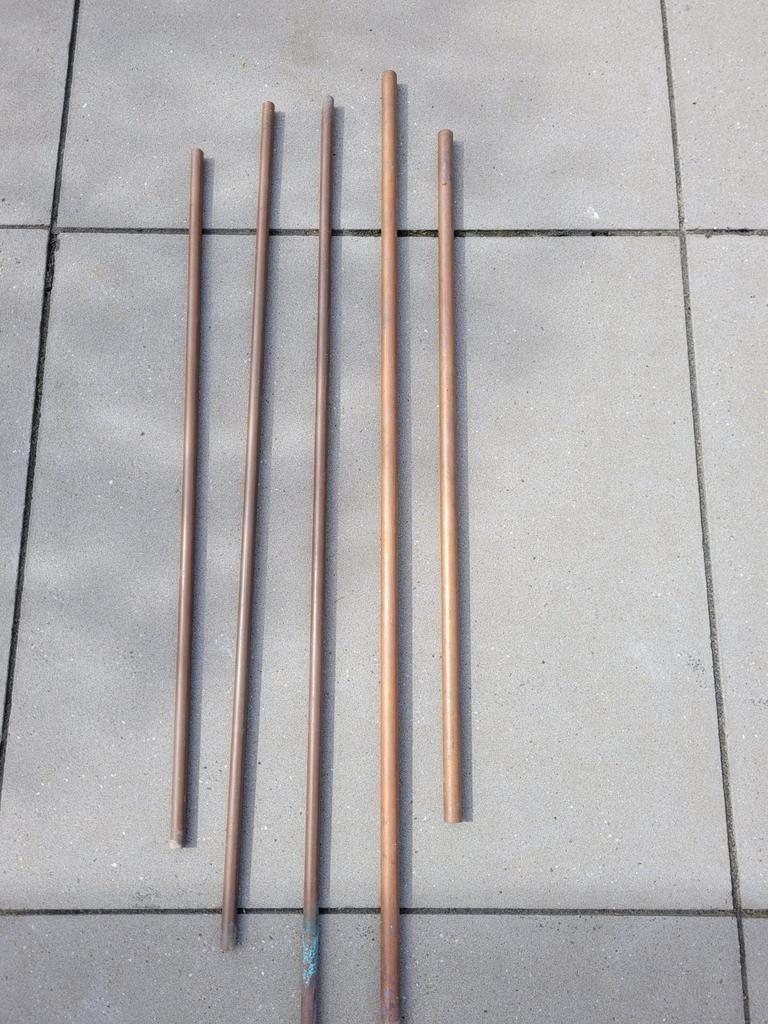 5 koperen buizen, Doe-het-zelf en Verbouw, Ophalen, Overige materialen, Overige typen, 20 tot 40 mm