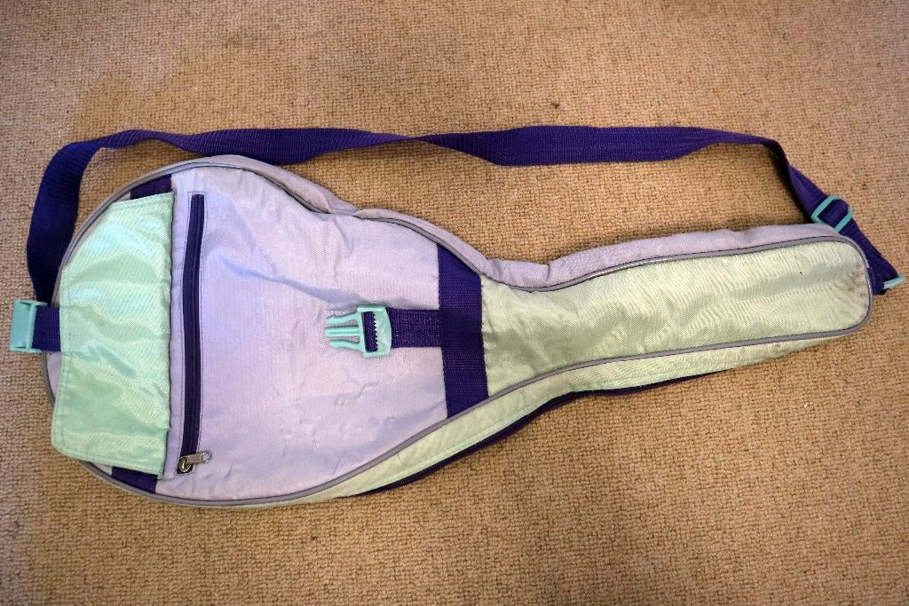 Rucanor tennisrackethoes paars/mintgroen retro, Ophalen, Racket, Overige merken, L00