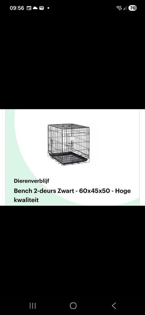 Complete puppystart set – bench + accessoires (zo goed als n, Dieren en Toebehoren, Ophalen, Zo goed als nieuw