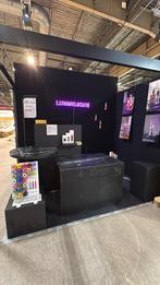 Moderne Beursstand / Winkel Display - Zwart Marmer, Ophalen