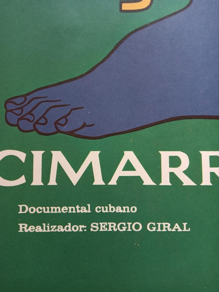 Cimarron Slavernij Slavery film affiche 1970, Verzamelen, Ophalen of Verzenden, Gebruikt, A1 t/m A3, Film en Tv