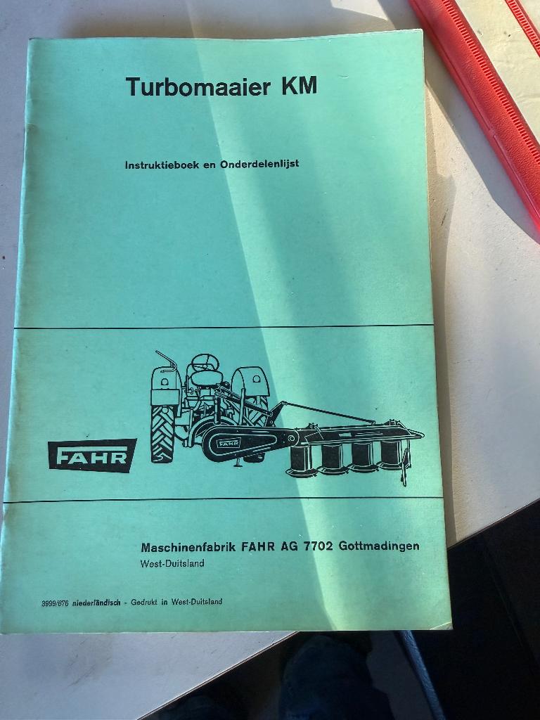 Instructie boek en onderdelenlijst deutz km, Ophalen of Verzenden