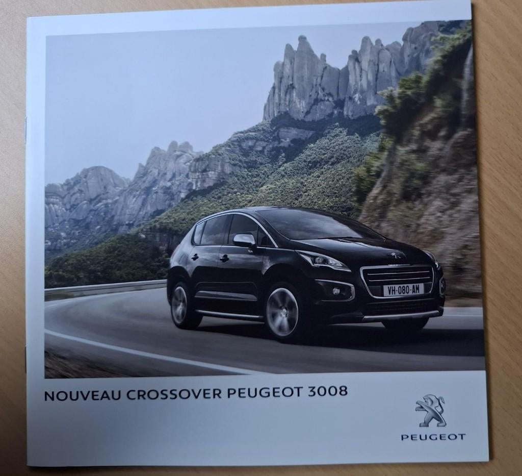 Brochure nouveau crossover Peugeot 3008 (2013, Frans), Verzenden, Nieuw, Peugeot