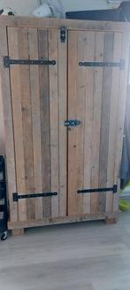 Kledingkast steigerhout, Ophalen, 40 tot 80 cm, 170 cm of meer