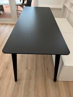 NIEUW - Ikea eettafel Lisabo zwart/essenfineer, Huis en Inrichting, Tafels | Eettafels, Ophalen, Nieuw, 50 tot 100 cm, Vijf personen of meer