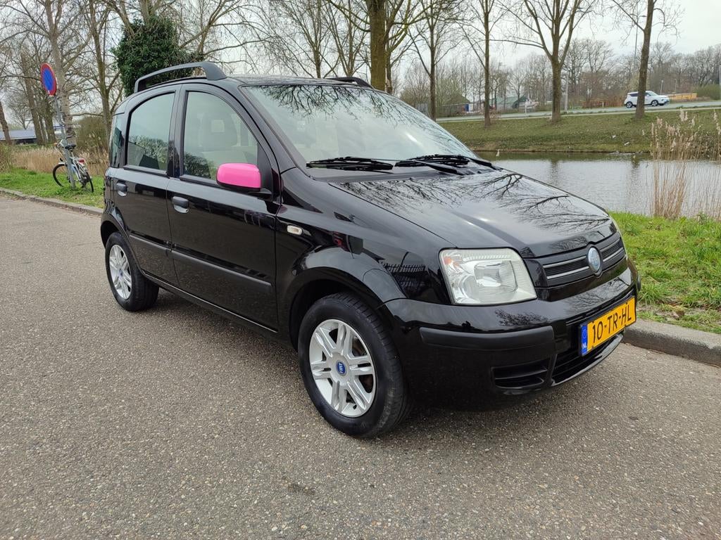 Fiat Panda 1.2 Dualogic 2007 Zwart Automaat, Stof, Elektrische ramen, 840 kg, Zwart