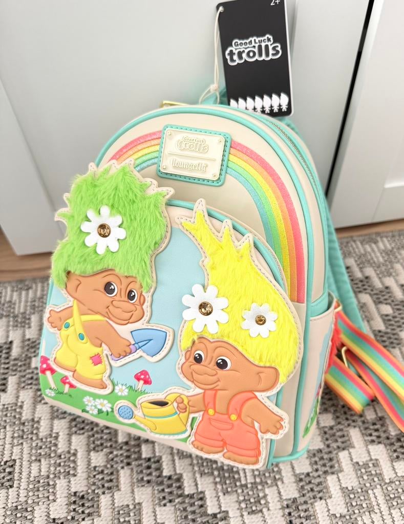 [Nieuw] Loungefly Good Luck Rugtas Trolls Retro 26 cm, Kinderen en Baby's, Kindermode-accessoires, Ophalen of Verzenden, Nieuw