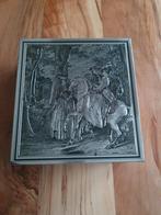 Vintage blikken trommel, Verzamelen, Blikken, Ophalen of Verzenden