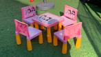 K3 Kindertafeltije met 4 stoeltjes, Kinderen en Baby's, Kinderkamer | Tafels en Stoelen, Ophalen, Gebruikt, Tafel(s) en Stoel(en)
