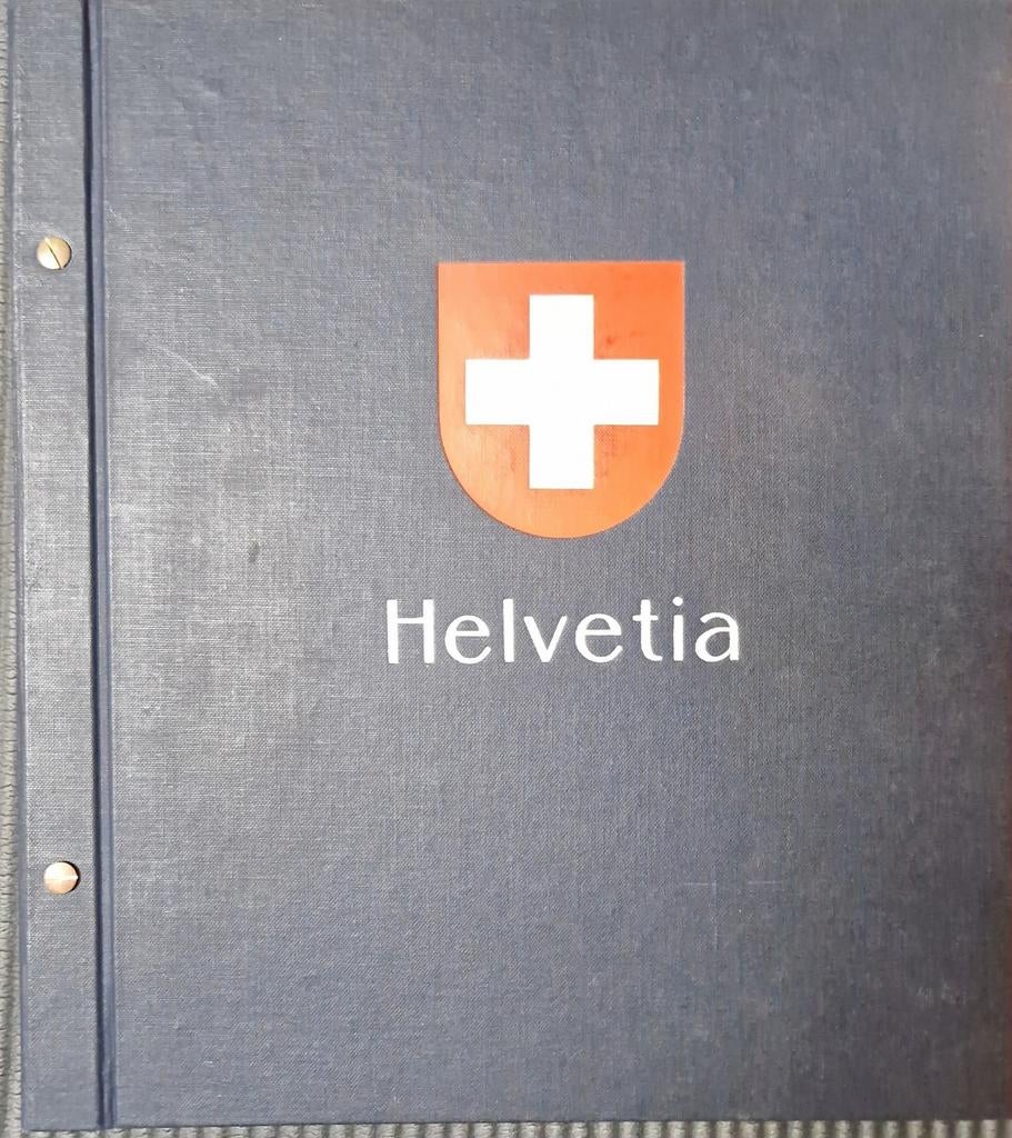 Deel 1 Davo album Zwitserland 1843-1986 postfr-ongebr-gest, Ophalen of Verzenden, Buitenland