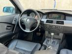 Nette Grijze BMW 5-Serie 520i E60 Sedan 170PK Automaat/Apk!, Achterwielaandrijving, Bedrijf, Grijs, USB