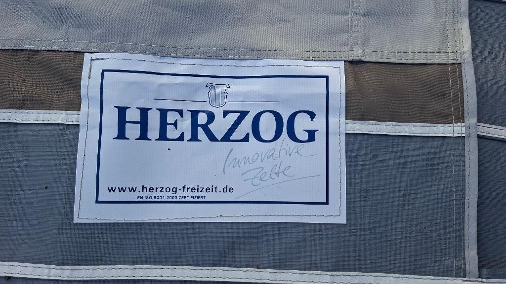 Herzog all-season voortent omloopmaat 10 (875 – 900), Ophalen, Zo goed als nieuw, PVC, Herzog