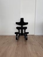 Stokke Varier Thatsit ergonomische kniestoel black on black, Ophalen of Verzenden, Zo goed als nieuw, Zwart