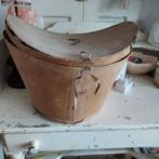 Oude Brocante ovalen hoedendoos, Ophalen of Verzenden