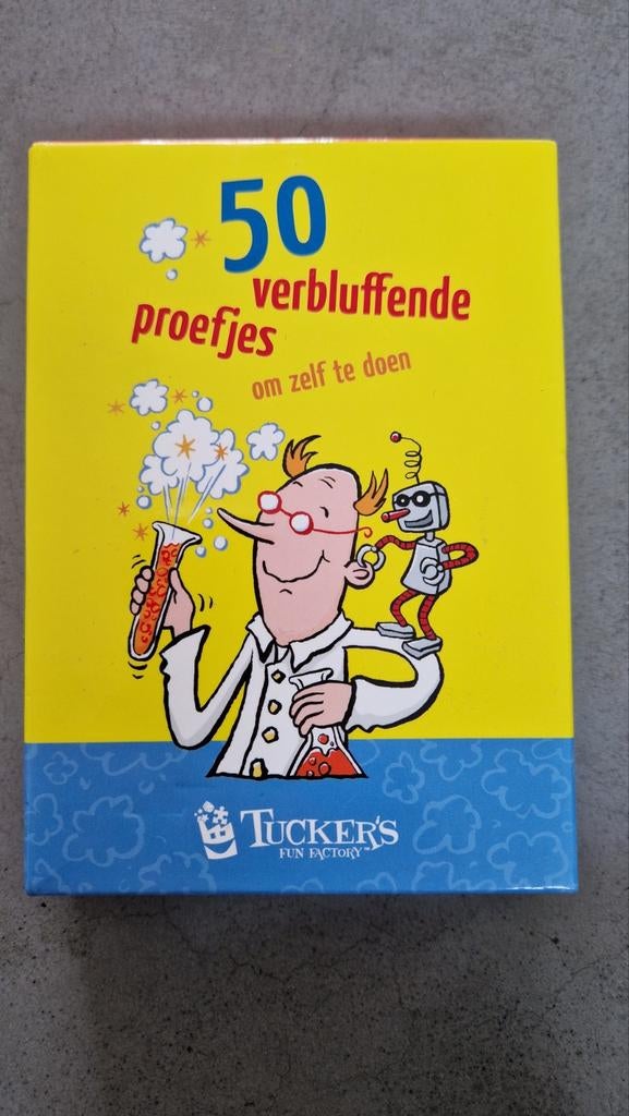 50 Verbluffende Proefjes om zelf te doen - Tucker's Fun Fact, Kinderen en Baby's, Speelgoed | Educatief en Creatief, Ophalen of Verzenden