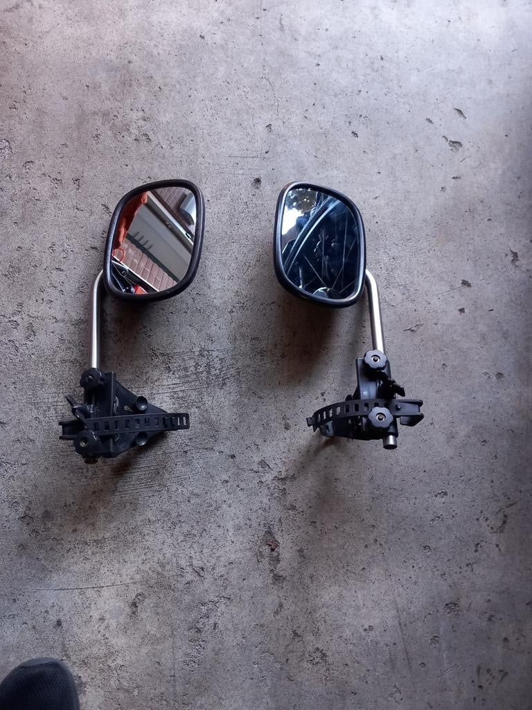 Caravan spiegels voor rechte hoekige auto spiegels, Ophalen of Verzenden