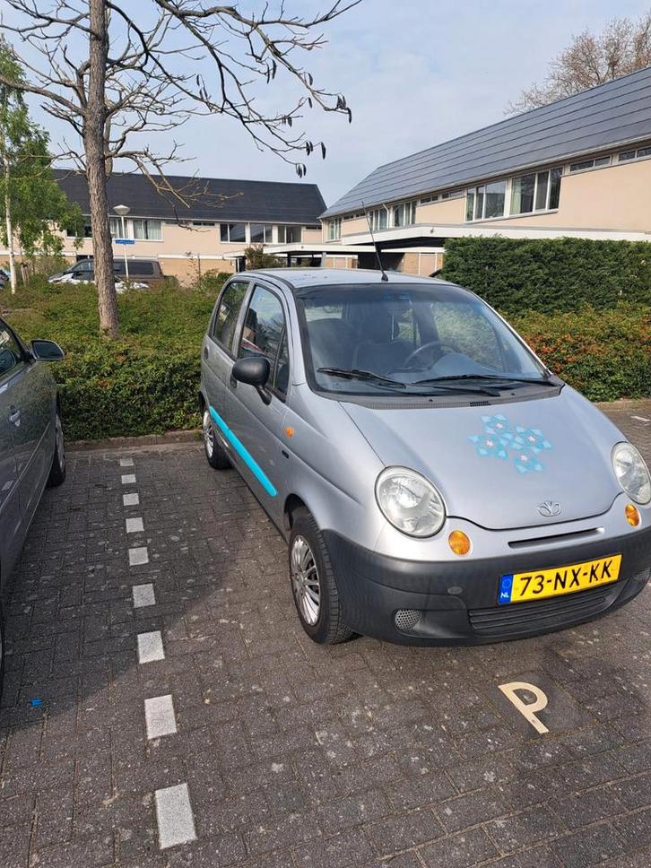 Daewoo Matiz 0.8 2004 Grijs, Auto's, Daewoo, Particulier, Matiz, Benzine, D, Hatchback, Handgeschakeld, Origineel Nederlands, Zilver of Grijs