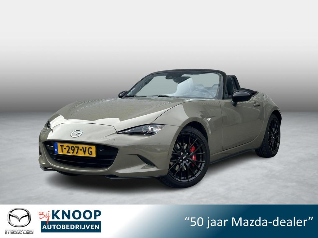 Mazda MX-5 2.0 SkyActiv-G 184 Homura | Uniek | Lage KM Stand, Auto's, Mazda, 1998 cc, Achterwielaandrijving, Euro 6, Cabriolet