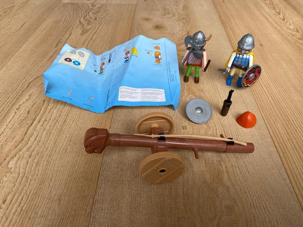 Playmobil set 3153 Vikings Vikingen met stormram, Ophalen of Verzenden, Zo goed als nieuw, Complete set