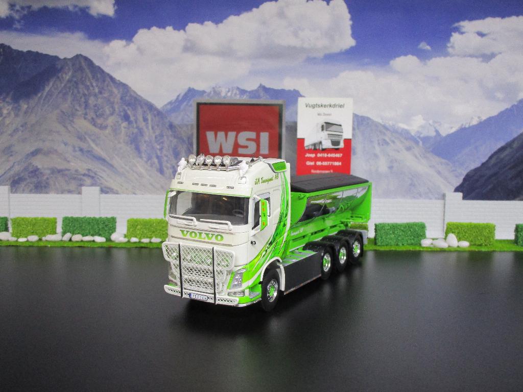 Wsi 01-2335 Volvo FH4 Globetrotter 8x4 , J.A. Transport, Hobby en Vrije tijd, Modelauto's | 1:50, Ophalen, Nieuw, Bus of Vrachtwagen