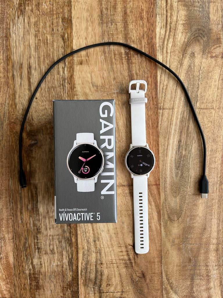 Garmin Vivoactive 5, Ophalen, Gebruikt, Wit, GPS