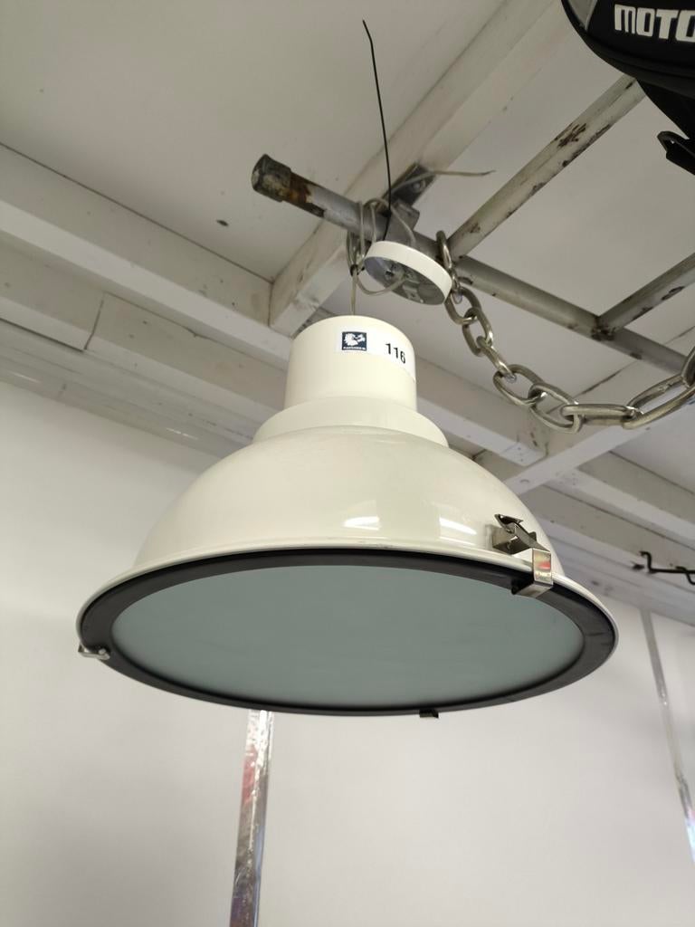 Mooie Rietveld hanglamp - Industrieel design, Gebruikt, Ophalen of Verzenden, Metaal, Minder dan 50 cm