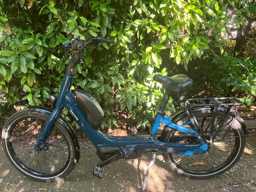 Gazelle easy flow e-bike, lage instap, 3/7 onderst/versn, Ophalen of Verzenden, Zo goed als nieuw, 47 tot 51 cm, 50 km per accu of meer
