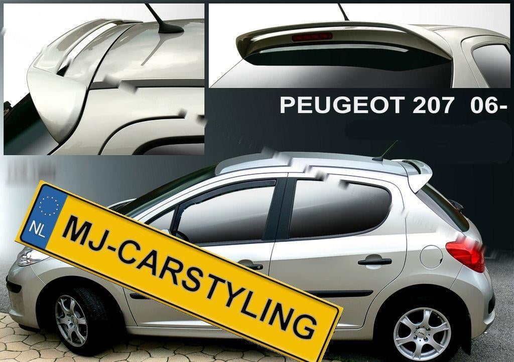 Peugeot 207 – Dakspoiler II, Ophalen of Verzenden, MJ-Carstyling, Info@mj-carstyling.net, Sibeliusstraat 81 5011JH Tilburg
