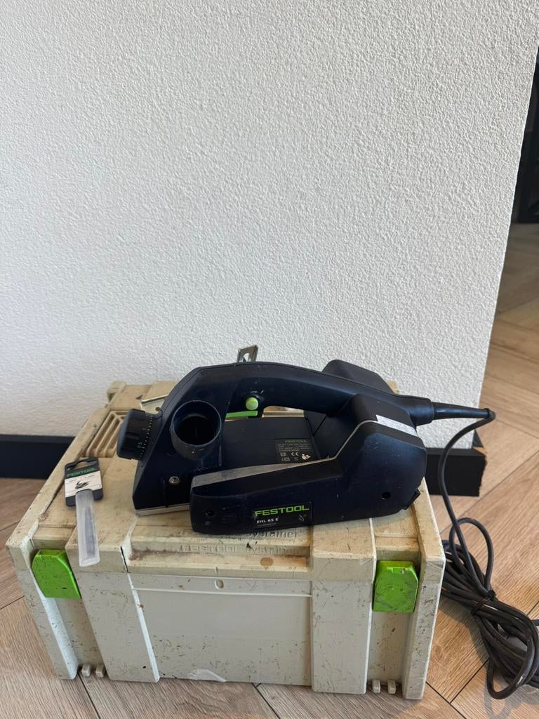 Festool EHL 65 E Plus schaafmachine in Systainer, Doe-het-zelf en Verbouw, Gereedschap | Zaagmachines, Ophalen, Gebruikt