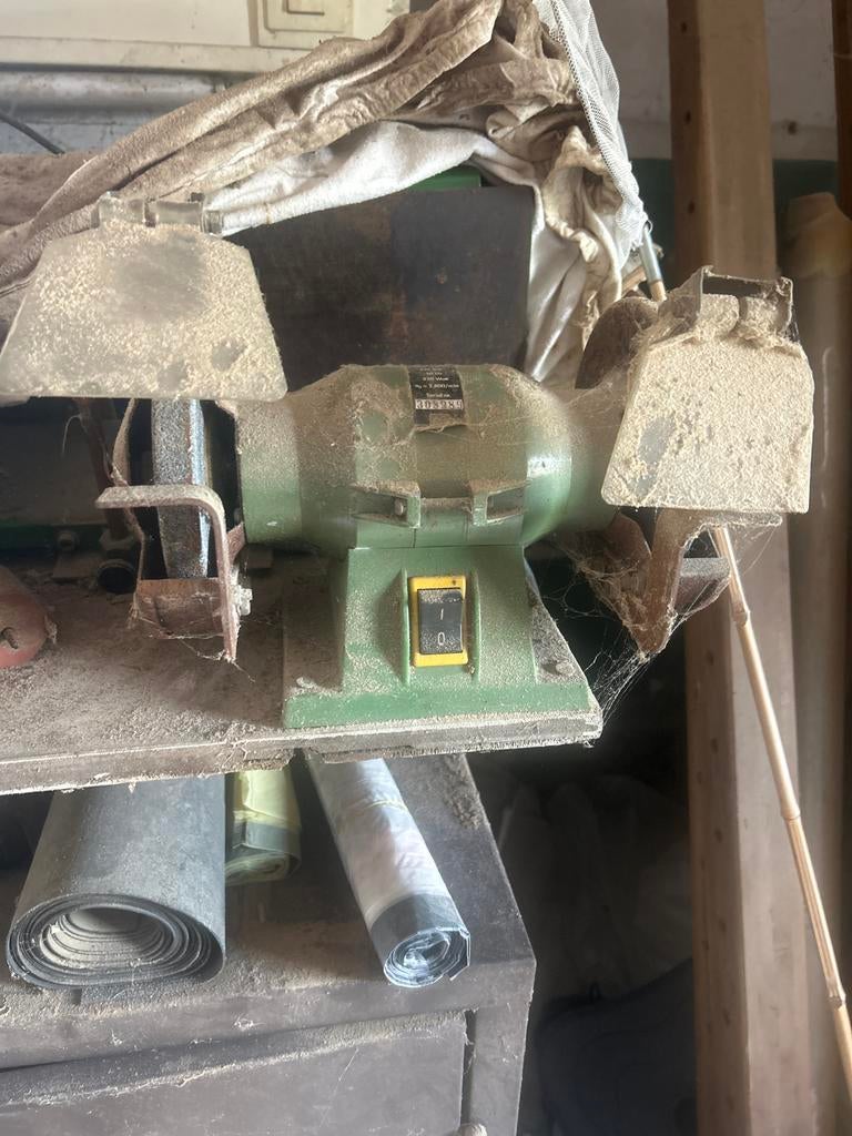 Ferm FBG-125 werkbankslijpmachine, Ophalen, Gebruikt, Minder dan 700 watt, Werkbankslijpmachine