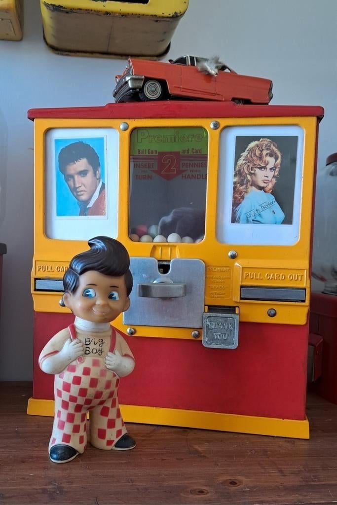 Zeldzame Belgische Premiere Card & gumvendor kauwgombak, Verzamelen, Automaten | Overige, Ophalen of Verzenden, Gebruikt