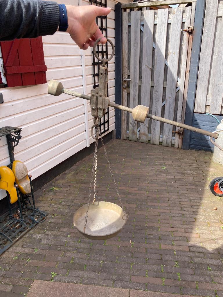 Koperen weegschaal, Antiek en Kunst, Ophalen, Koper