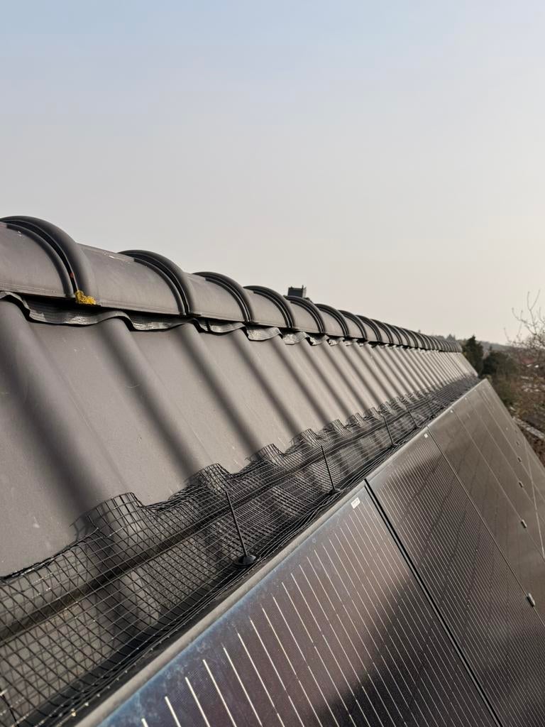 Zonnepanelen Vogelwering, Doe-het-zelf en Verbouw, Dakpannen en Dakbedekking, Dakplaat of Dakpanplaat, Zwart, Nieuw, Ophalen of Verzenden