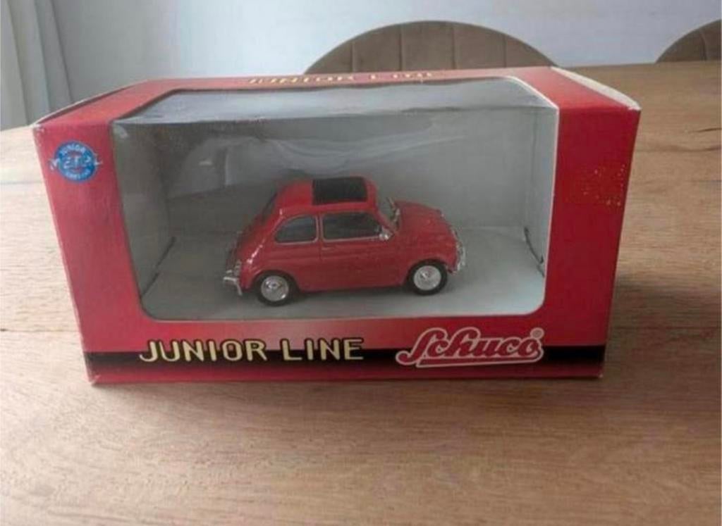 Schuco Fiat 600 / 500 – Junior Line – nr. 27213, Hobby en Vrije tijd, Modelauto's | 1:43, Zo goed als nieuw, Auto, Schuco, Ophalen of Verzenden