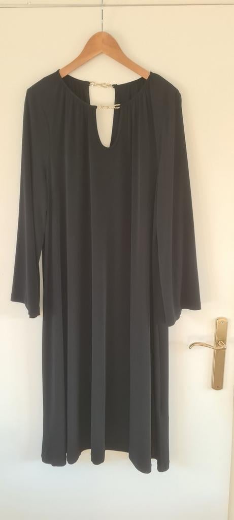 Yoek jurk plussize 54 zwart dress black, Kleding | Dames, Yoek, Nieuw, Ophalen of Verzenden, Jurk