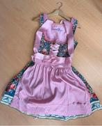 Gwandl Alm Dirndl Roze Bloemenprint Maat 34, Maat 38/40 (M), Ophalen of Verzenden, Zo goed als nieuw, Knielengte
